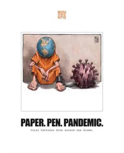 book cover image and hyperlink for: Paper. Pen. Pandemic.: Viral Cartoons from around the Globe
Art direction by Marion Bruckmeier
2020, Benevento Publishing