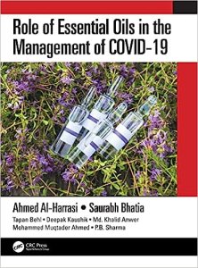 book cover image and hyperlink for: Role of Essential Oils in the Management of Covid-19
by Ahmed Al-Harrasi, et al
March 2022, CRC Press