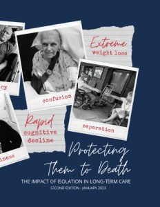 book cover image and hyperlink for: Protecting Them to Death: The Impact of Isolation in Long-Term Care
by Mary Batchellor Nichols
second edition, February 2023, independently published