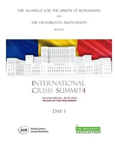 book cover image and hyperlink for: ICS4 Romania - International Crisis Summit
by The Grassroots Association
January 2024, independently published